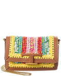 Tod’S Leather & Straw Belt Bag
