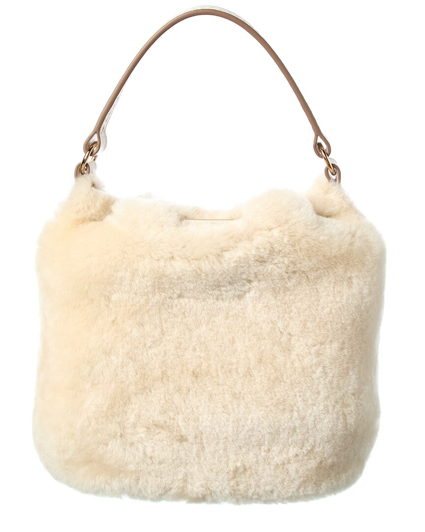 Tod’S Shearling & Leather Bucket Bag