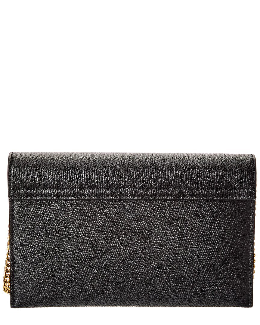 Valentino Vlogo Signature Leather Wallet On Chain