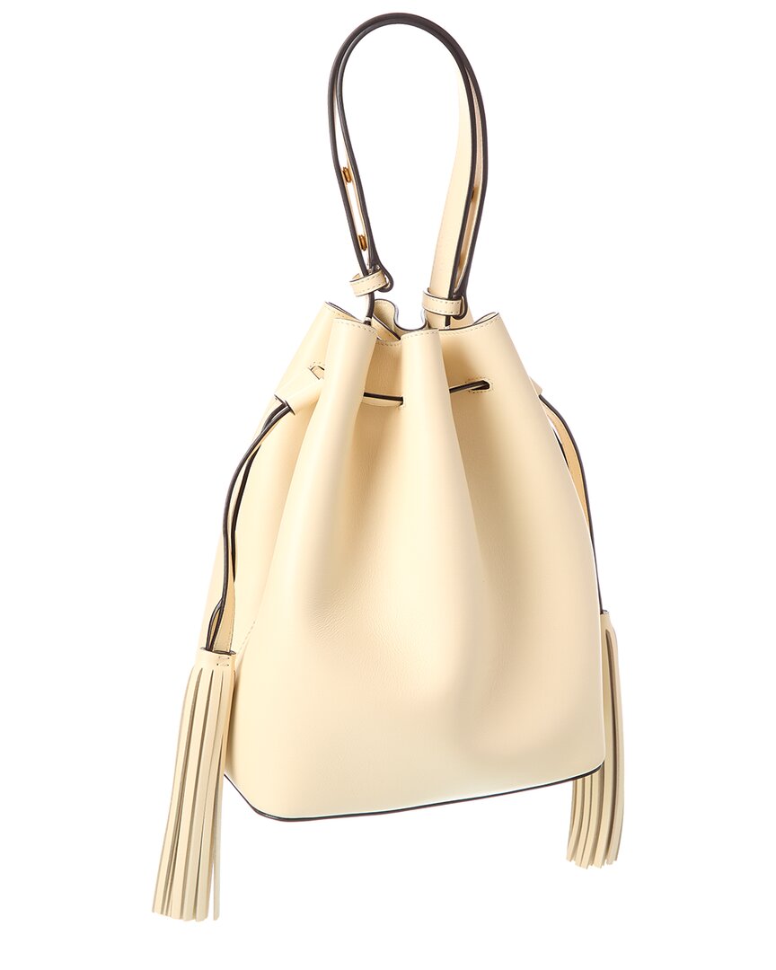 Valentino Vlogo Leather Bucket Bag