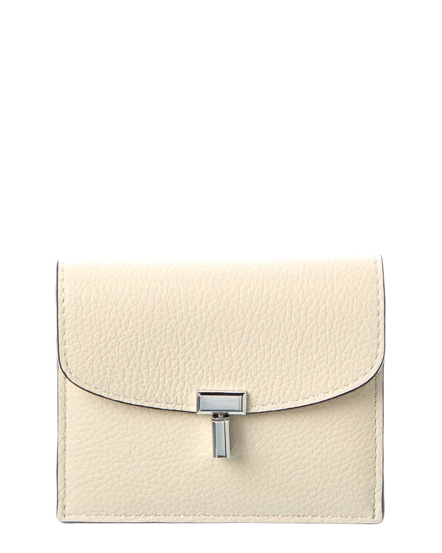 Toteme T-Lock Leather Wallet