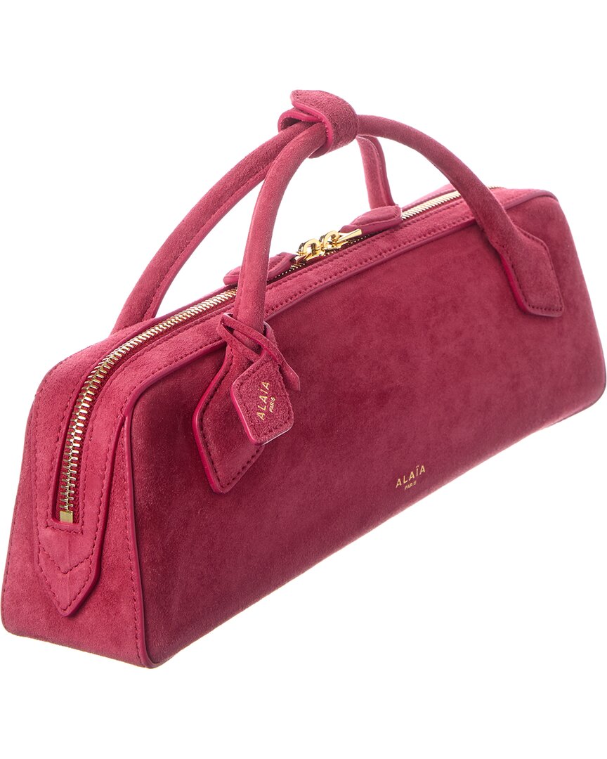 Alaïa Le Teckel Suede Clutch
