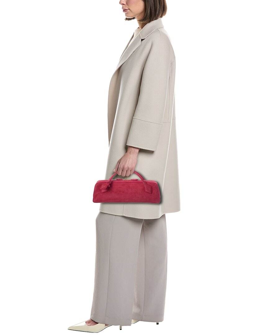 Alaïa Le Teckel Suede Clutch