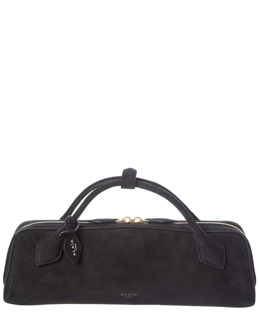 Alaïa Le Teckel Suede Clutch
