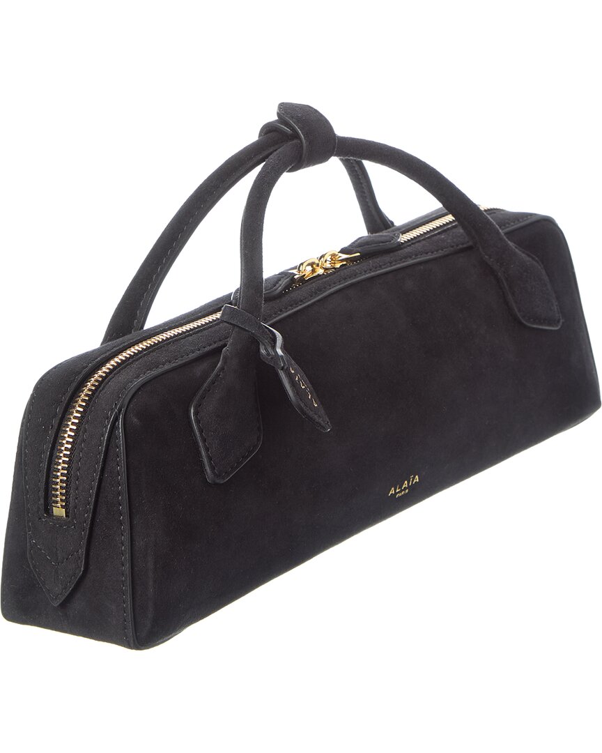 Alaïa Le Teckel Suede Clutch