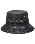 Bruno Magli Crochet Short Brim Bucket Hat
