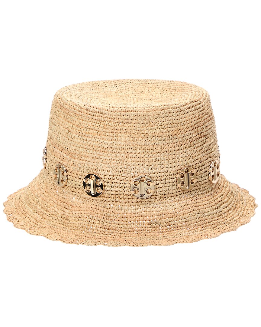 Bruno Magli Crochet Bucket Hat