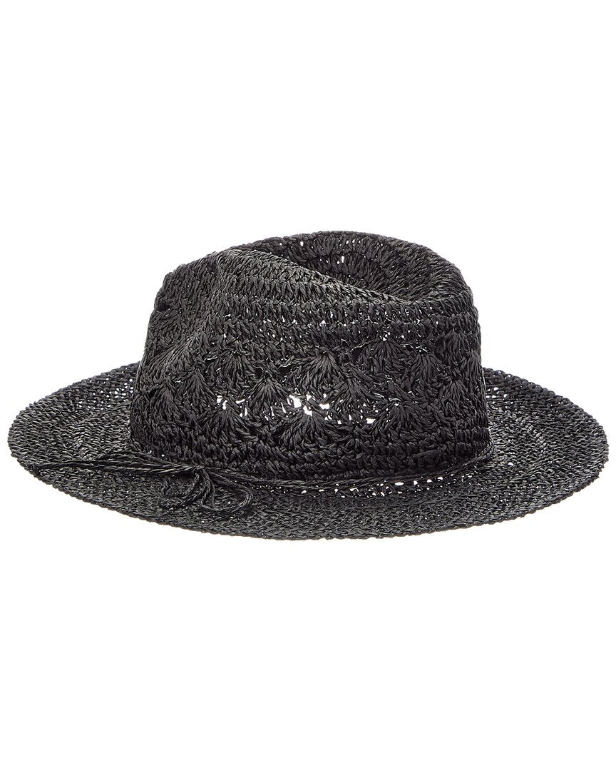 Bruno Magli Crochet Raffia Rancher Hat