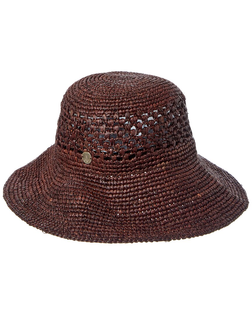 Bruno Magli Floppy Packable Crochet Sun Hat