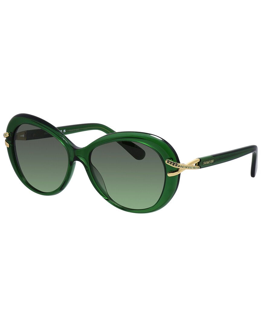 Swarovski Women's Sk6026 56Mm Sunglasses