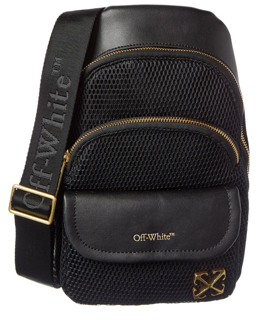 Off-White™ Mesh & Leather Backpack