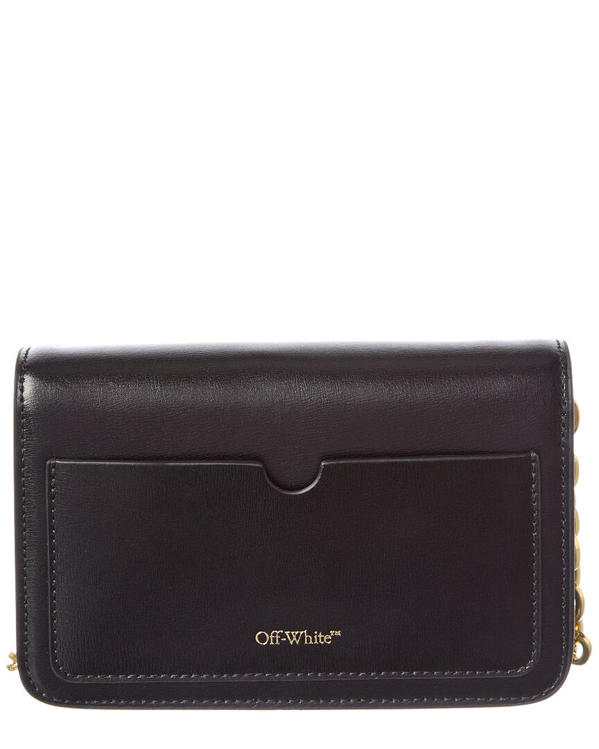 Off-White™ Leather Wallet On A Chain