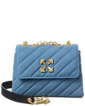 Off-White™ Jackhammer Denim & Leather Wallet On Chain