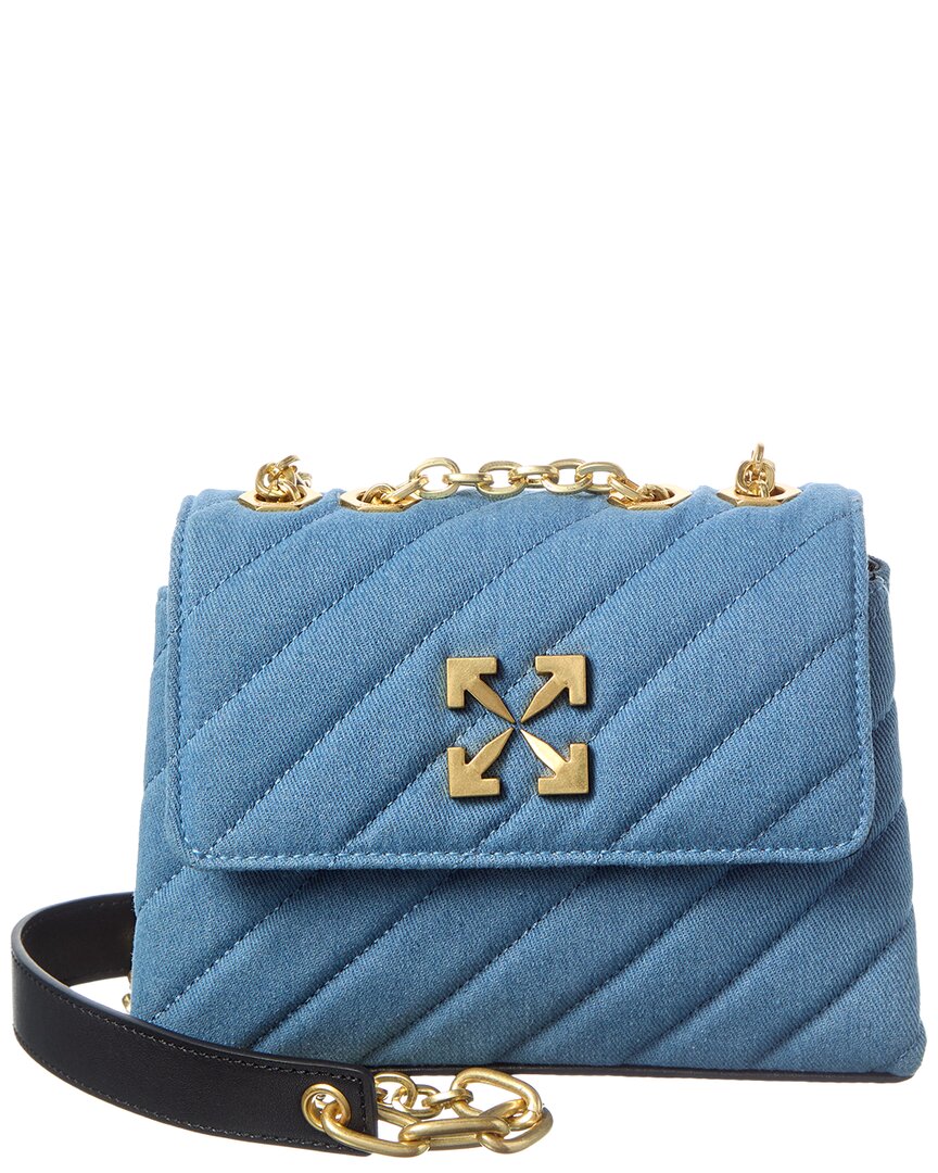 Off-White™ Jackhammer Denim & Leather Wallet On Chain