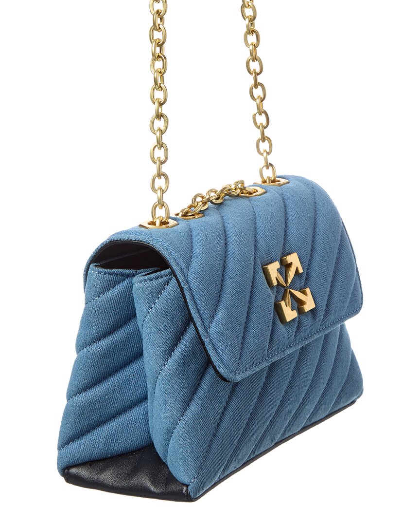 Off-White™ Jackhammer Denim & Leather Wallet On Chain