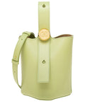 Loewe Pebble Mini Leather Bucket Bag