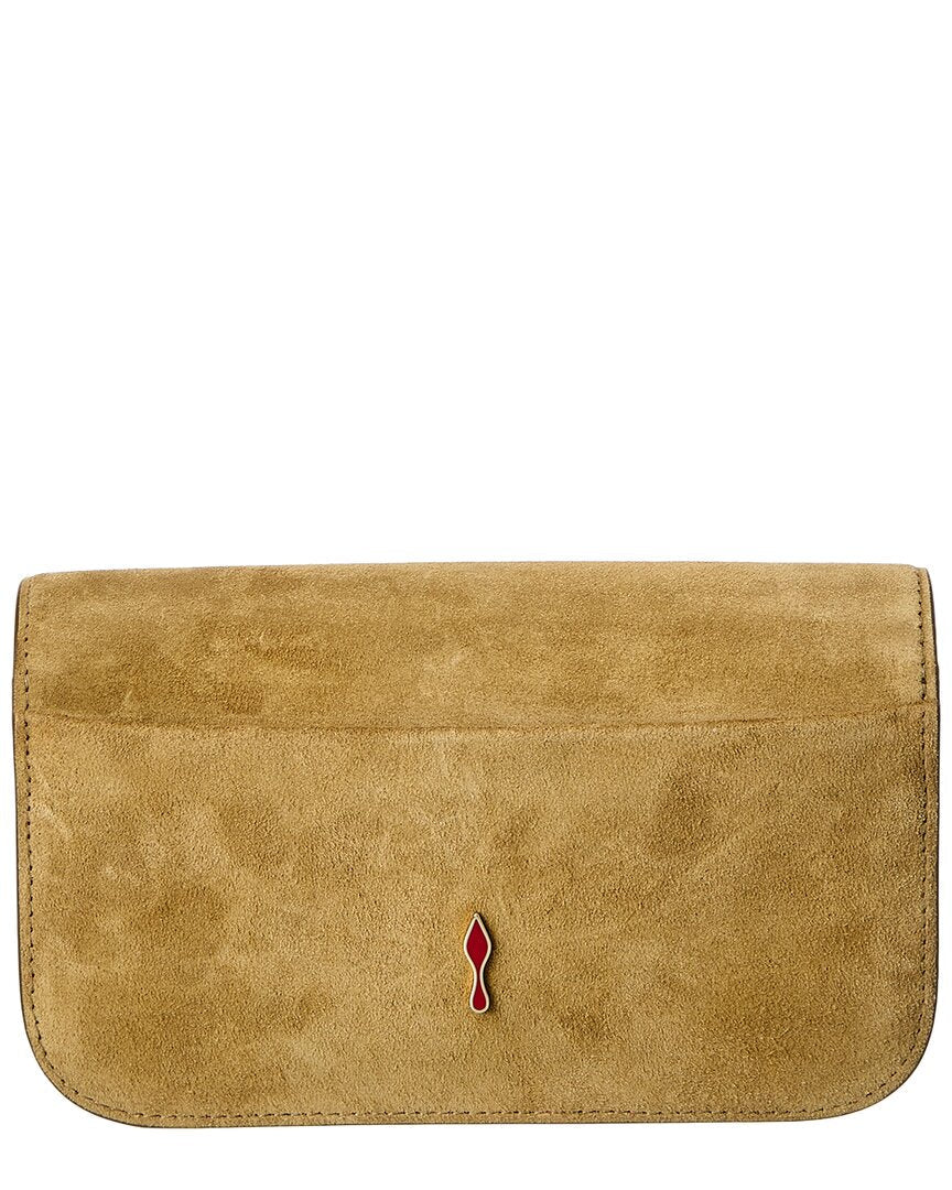 Christian Louboutin Paloma Suede & Leather Shoulder Bag