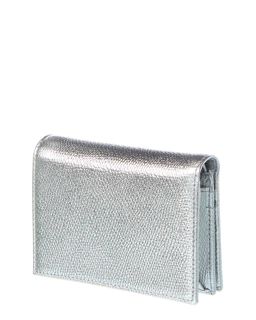 Valentino Vlogo Signature Leather Card Case