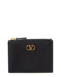 Valentino Vlogo Signature Leather Card Case