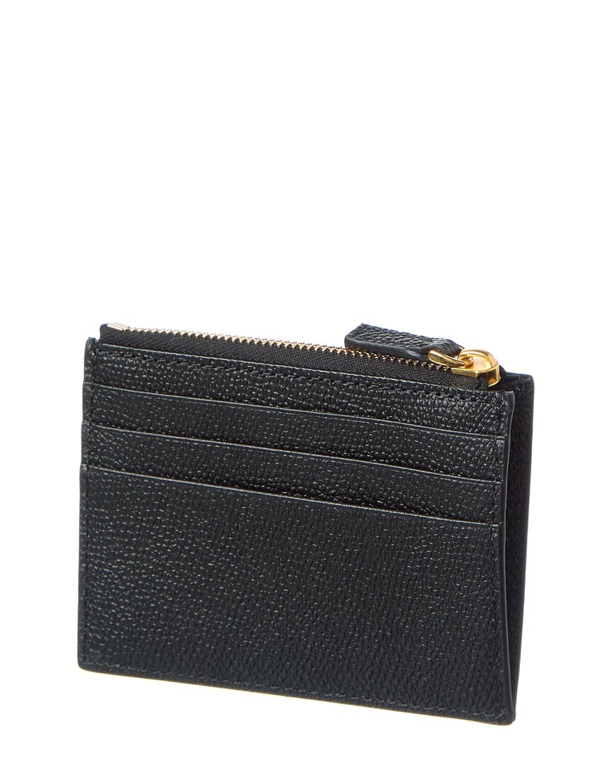 Valentino Vlogo Signature Leather Card Case