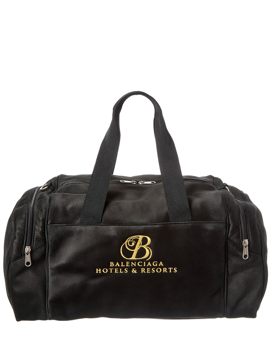 Balenciaga Hotel & Resort Satin Gym Bag