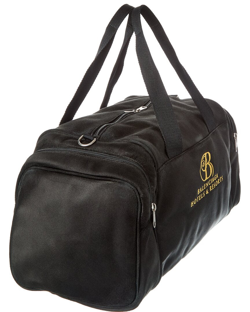 Balenciaga Hotel & Resort Satin Gym Bag