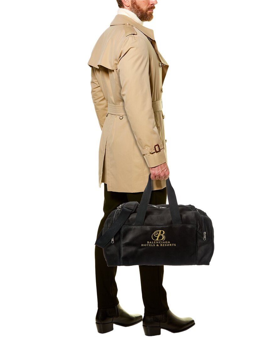 Balenciaga Hotel & Resort Satin Gym Bag