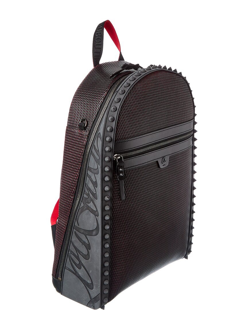 Christian Louboutin Backparis Mesh & Leather Backpack