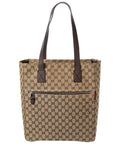 Gucci Gg Canvas & Leather Tote