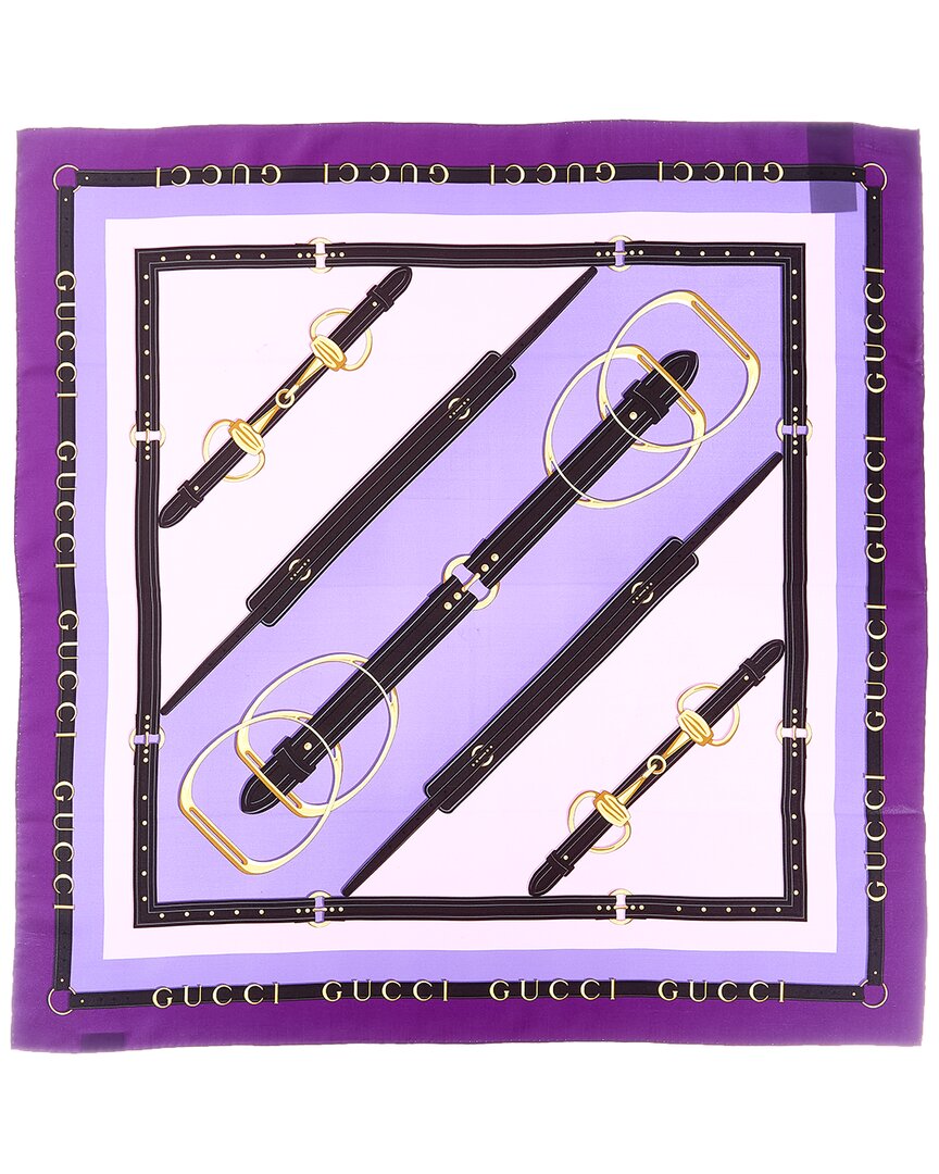 Gucci Printed Silk Twill Carre