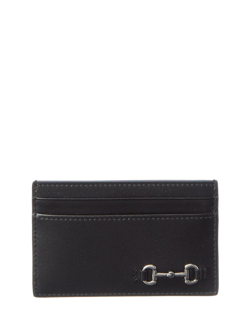 Gucci Horsebit Leather Card Holder