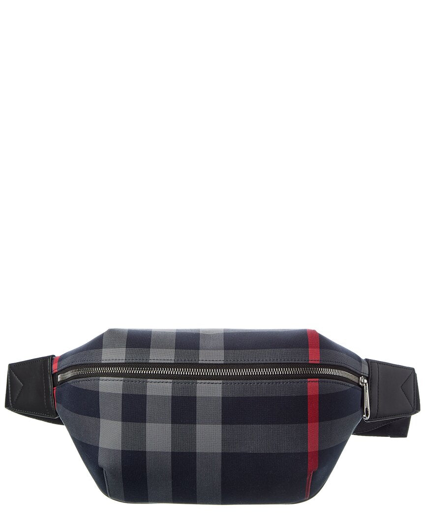 Burberry Check Canvas Belt Bag