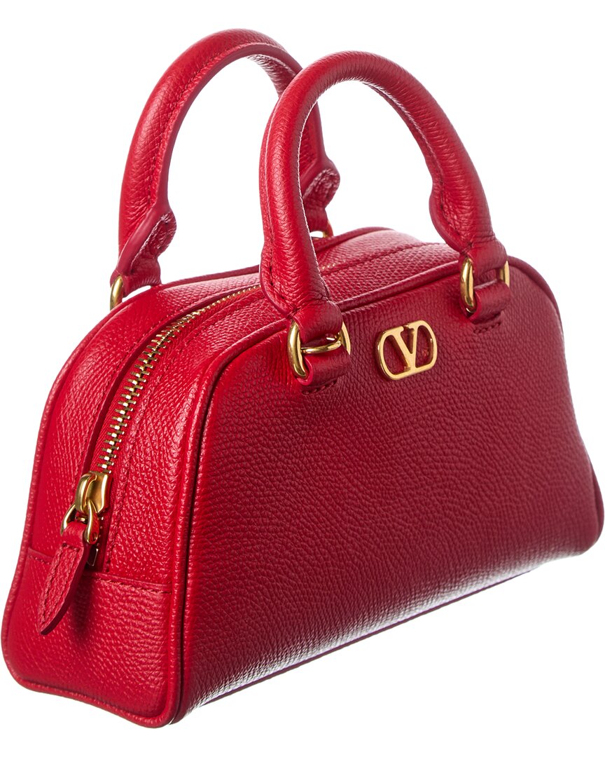 Valentino Vlogo Signature Mini Leather Shoulder Bag