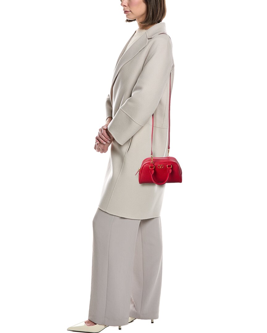 Valentino Vlogo Signature Mini Leather Shoulder Bag