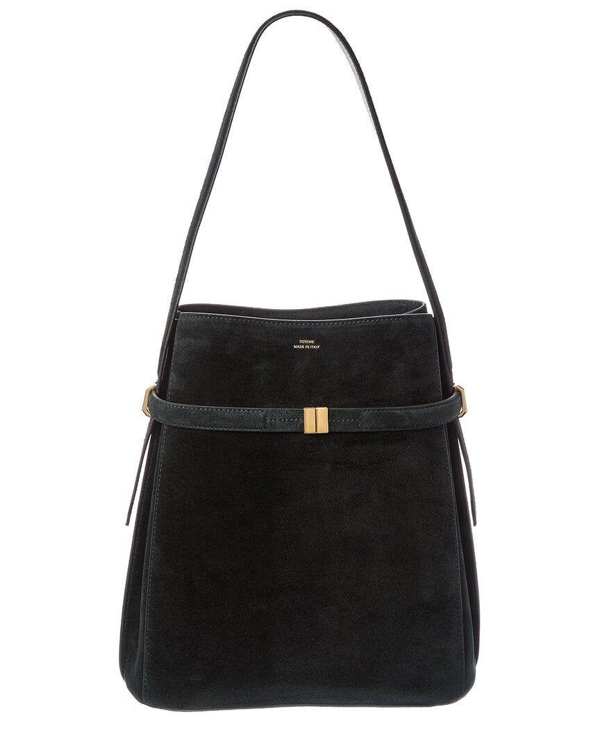 Toteme Belted Suede Bucket Bag