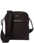 Hugo Boss Highway N Ns Zip Leather-Trim Reporter Bag