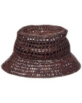 Bruno Magli Crochet Short Brim Bucket Hat