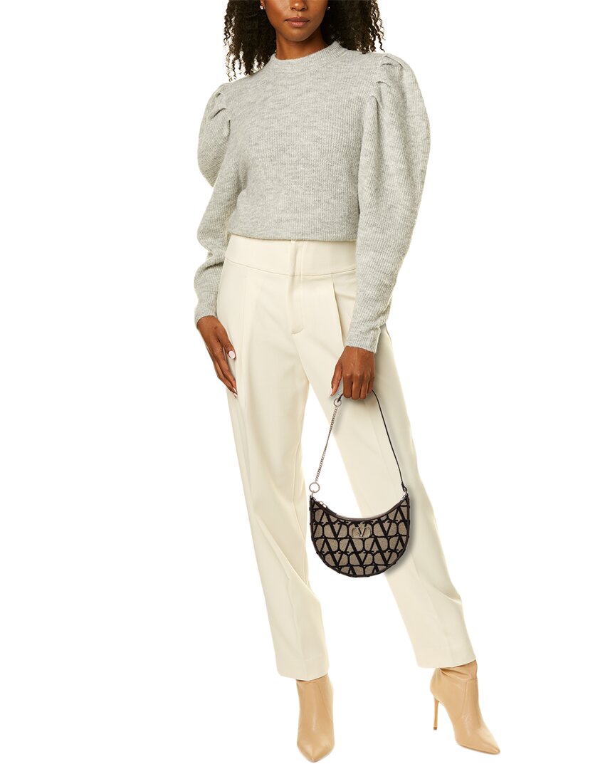 Valentino Vlogo Signature Toile Iconographe Canvas & Leather Hobo Bag
