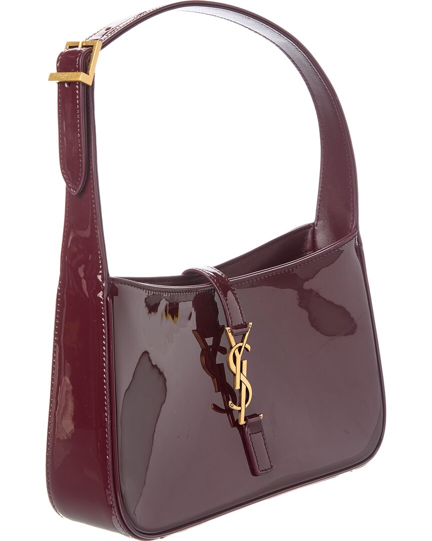 Saint Laurent Le 5 A 7 Patent Hobo Bag