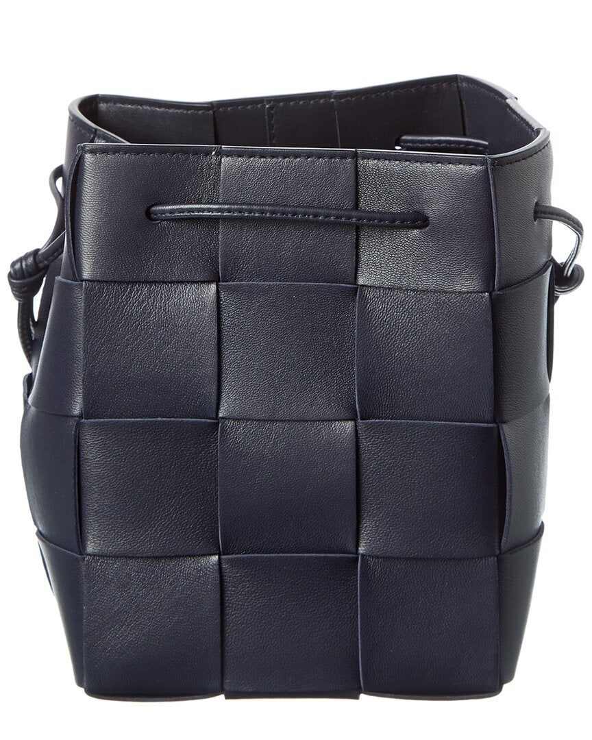 Bottega Veneta Cassette Intrecciato Leather Bucket Bag