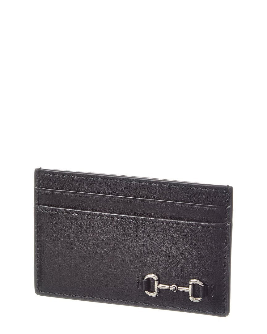 Gucci Horsebit Leather Card Holder