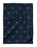 Petite Plume Portsmouth Anchors Blanket