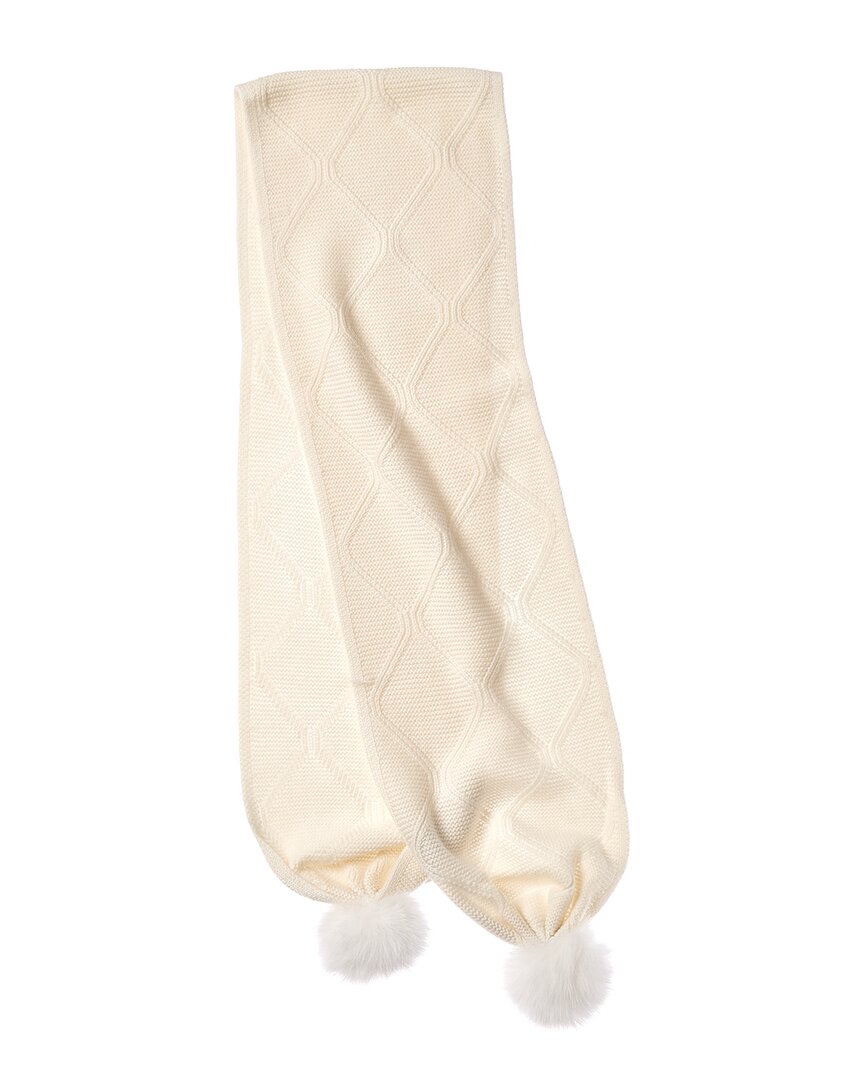 Forte Cashmere Luxe Cable Cashmere Scarf