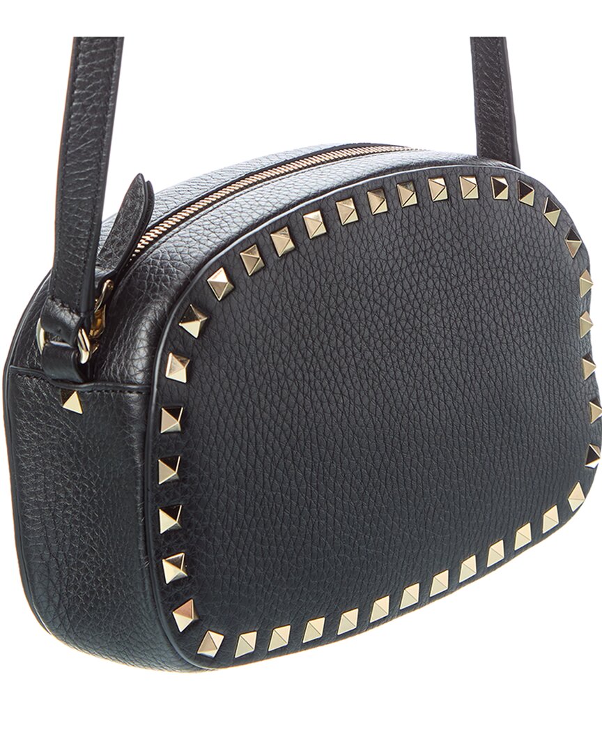 Valentino Rockstud Grainy Leather Camera Bag