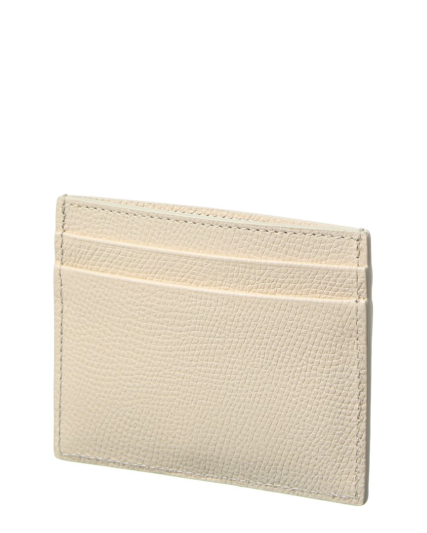 Valentino Vlogo Signature Leather Card Holder