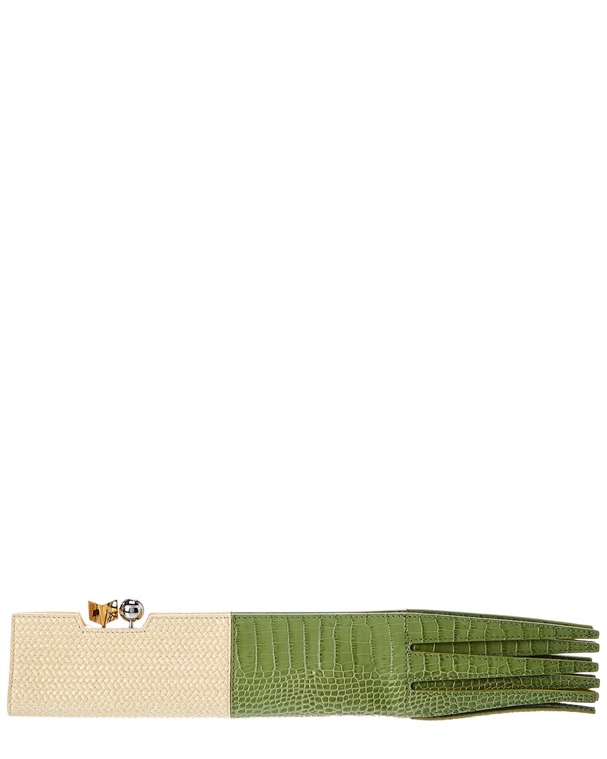 Jacquemus Poireau Leather Clutch