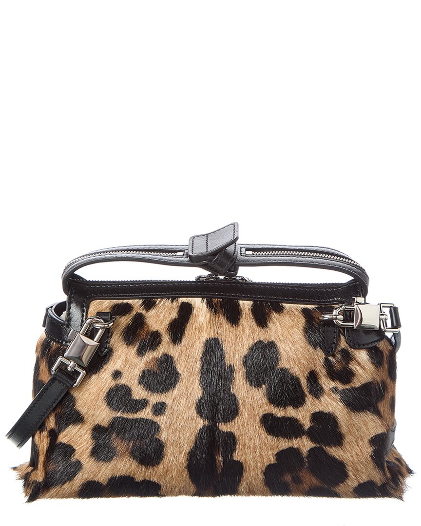 Dolce & Gabbana Vittoria Mini Haircalf Clutch