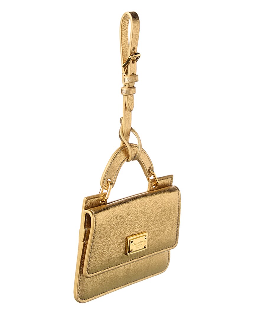 Dolce & Gabbana Dg Logo Leather Card Holder