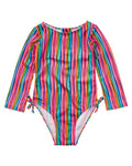 Flap Happy One Piece Wacky Ribbons Swimsuit