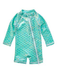 Flap Happy Fairy Tale Scales Rash Guard Romper